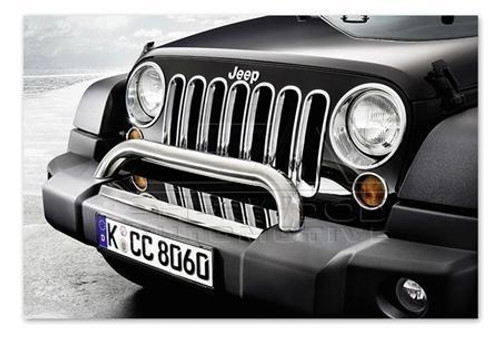 Jeep Wrangler JK Stainless Steel Front Bumper Grill Guard