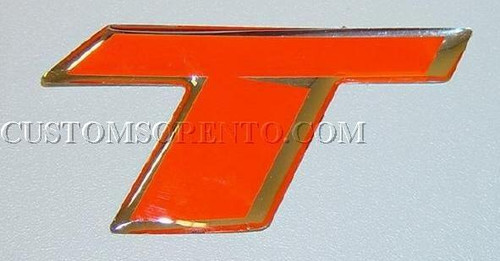 2003-2006 Sorento Tomato Red T Emblem