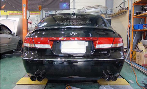 Azera TG Dual Round Exhaust Tip DIY Set 6pc