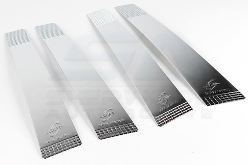 2012+ Rio 4 Door Chrome B Pillar Post Set 4pc