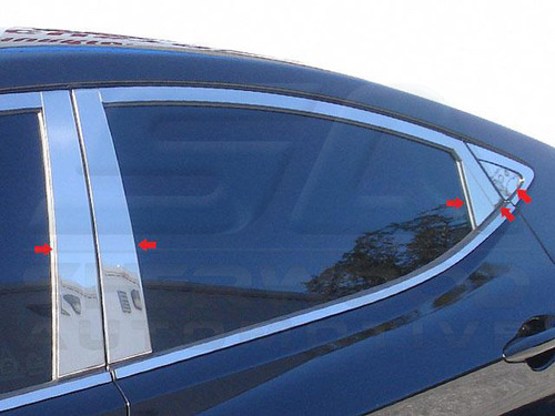 2011+ Elantra MD Pillar Post Trim 10pc