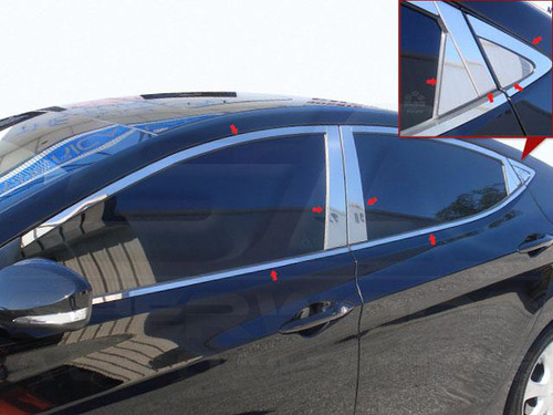 2011+ Elantra MD Window Trim Set 20pc