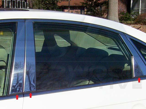 2006-2010 Azera Pillar Post Trim 6pc