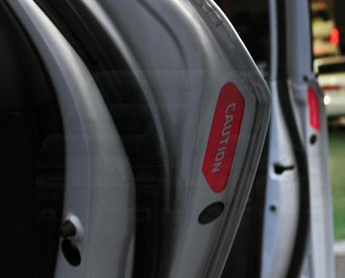 2012+ Soul Caution Reflective Door Decal Set 4pc 2012+ Soul Caution Reflective Door Decal Set 4pc