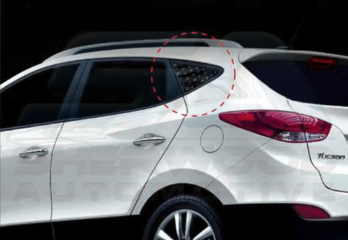 2010+ Tucson IX Carbon Sport Rear Window C-Pillar Cover Set 2pc 2010+ Tucson IX Carbon Sport Rear Window C-Pillar Cover Set 2pc