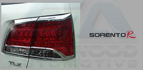 2010+ Sorento R Chrome Taillight Trim Set TYPE 2