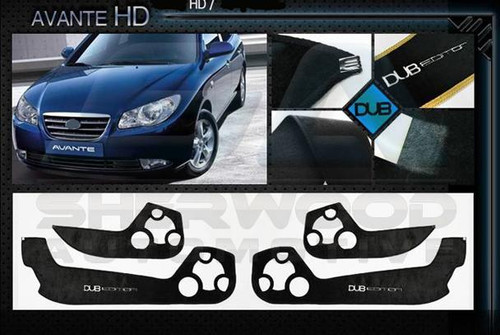 Elantra/Avante HD DUB Edition Interior Door Cover Protector 4pc Elantra/Avante HD DUB Edition Interior Door Cover Protector 4pc