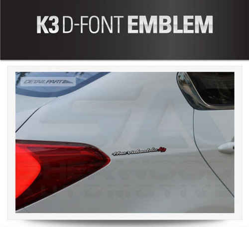 2014+ Forte "The Valuable K3" Accent Emblem