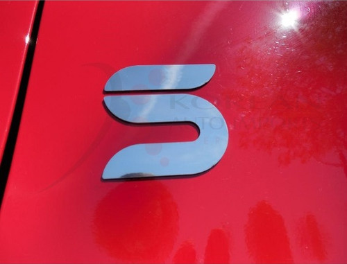 2013-2014 Santa Fe DM/ix45 "S" CHROME Body Accent Emblem Badge 2013-2014 Santa Fe DM/ix45 "S" CHROME Body Accent Emblem Badge