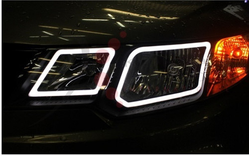 Forte Sedan Illuminated LED DRL Headlight Ring Set DIY 4pc Forte Sedan Illuminated LED DRL Headlight Ring Set DIY 4pc