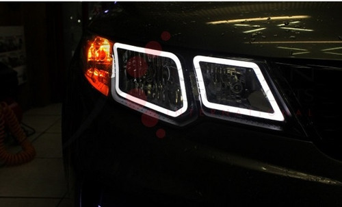 Forte Sedan Illuminated LED DRL Headlight Replacement Set 2pc Forte Sedan Illuminated LED DRL Headlight Replacement Set 2pc