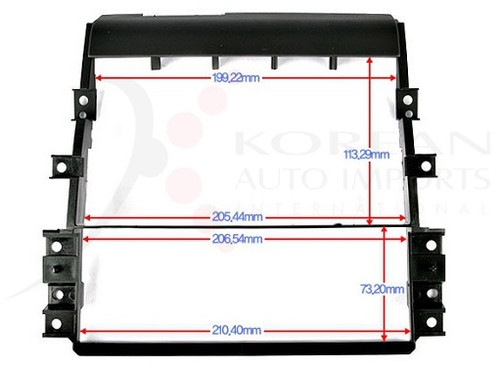2003-2006 Sorento Celot Dash Monitor Surround Kit DIY 2003-2006 Sorento Celot Dash Monitor Surround Kit DIY
