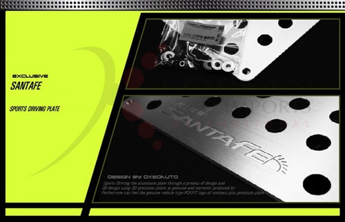 2001-2006 Santa Fe Engraved Sport Grip Driving Plate