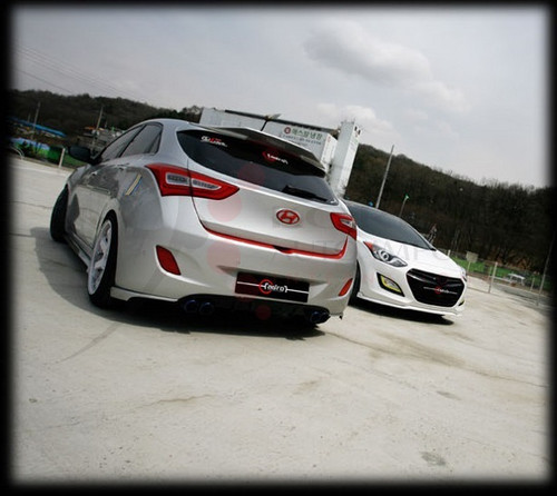 2012+ i30 ADRO Rear Bumper Flare Set 2pc LH/RH 2012+ i30 ADRO Rear Bumper Flare Set 2pc LH/RH