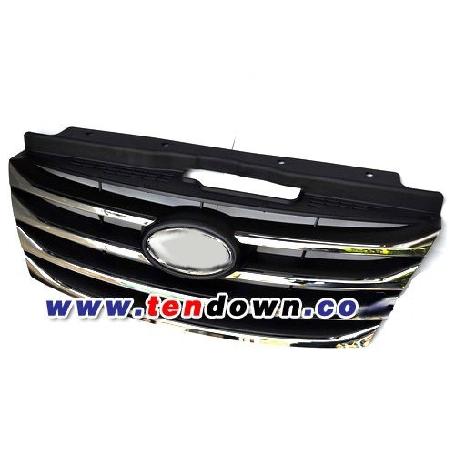 2010-2011 Azera TG Chrome Front Radiator Grill Replacement 2010-2011 Azera TG Chrome Front Radiator Grill Replacement