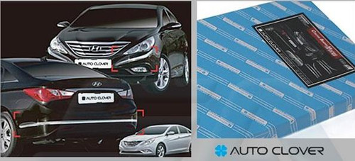 2011+ Sonata YF i45 Chrome Bumper Molding Set Front/Rear