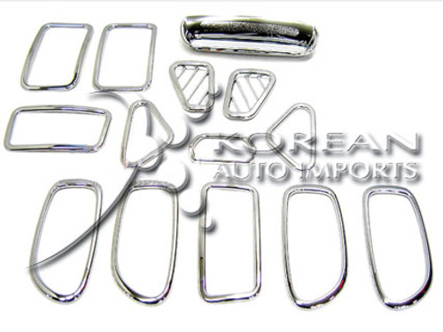2007 Elantra Interior Chrome Kit 2007 Elantra Interior Chrome Kit