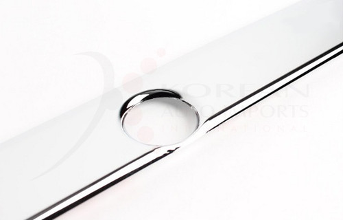 2013-2014 Santa Fe 7 PASSENGER Chrome Rear Bumper Molding Set 3pc