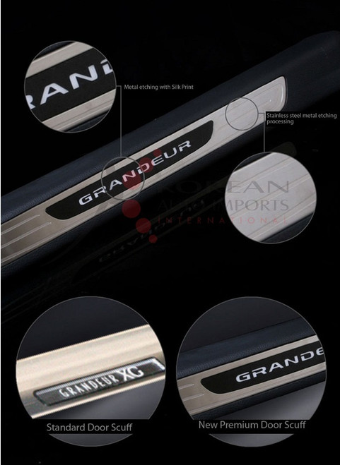 2012-2013 Azera HG/5G "Granduer" OE LED Door Sills Set 4pc 2012-2013 Azera HG/5G "Granduer" OE LED Door Sills Set 4pc