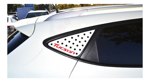 2010-2013 Tucson IX WHITE/RED Sport C-Pillar Plate Set 2pc 2010-2013 Tucson IX WHITE/RED Sport C-Pillar Plate Set 2pc