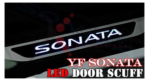 2011-2013 Sonata YF i45 OE LED Door Sill Set 4pc 2011-2013 Sonata YF i45 OE LED Door Sill Set 4pc