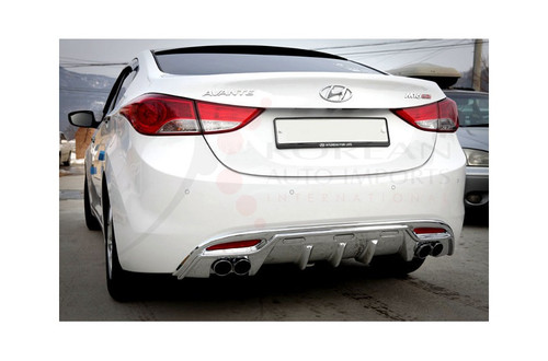 2011-2013 Elantra MD CHROME Rear Bumper Diffusor
