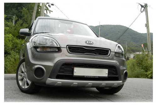 2012-2013 Soul Morris Club Silver Skid Plate Diffusor Set 2pc