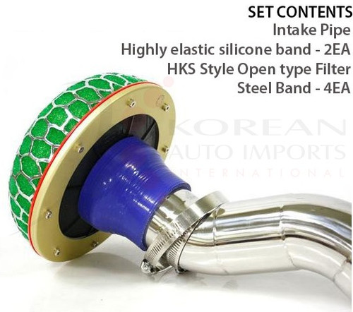 2011+ Accent Cold Air Intake w/ Cone Filter