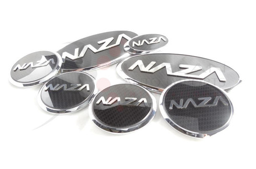 Borrego/Mohave NAZA Emblem Package Grill / Trunk / Steering / Wheel Caps 7pc Borrego/Mohave NAZA Emblem Package Grill / Trunk / Steering / Wheel Caps 7pc