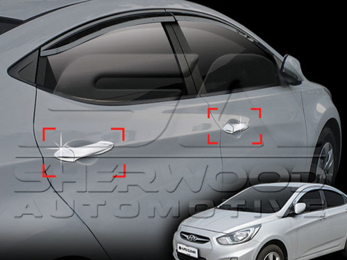 2011+ MD Elantra Chrome Door Handle Cover Set 8pc