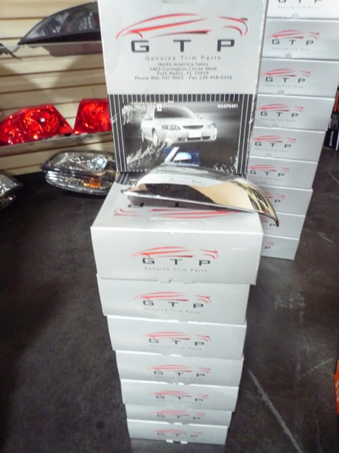 96-00 Spectra / Elantra Chrome Mirror Covers 2pc 96-00 Spectra / Elantra Chrome Mirror Covers 2pc