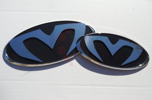 2012+ Azera HG LODEN "M" Badge Emblem Package Grill/Trunk Front/Rear 2pc