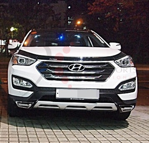 2013-2014 Santa Fe DM/ix45 Premium Chrome Front Bumper Guard