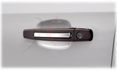 Chevy Trax BROWN/BLACK CARBON w/ Chrome Door Handle Cover Set 9pc Chevy Trax BROWN/BLACK CARBON w/ Chrome Door Handle Cover Set 9pc