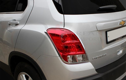 Chevy Trax Chrome Taillight Cover Trim Set 2pc Chevy Trax Chrome Taillight Cover Trim Set 2pc