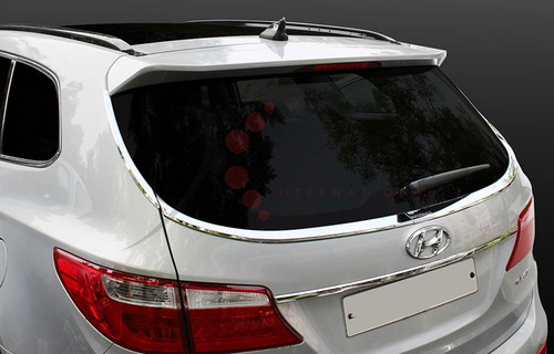 2013-2014 Santa Fe/ MaxCruz Chrome Rear Window Molding Set 4pc (7 Passenger)