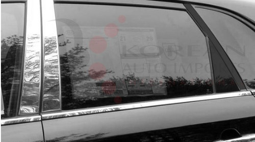 2014+ Sorento R Chrome / Stainless Steel Pillar Post Trim 4 pc