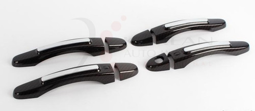 2006-2011 Azera TG Carbon/Chrome Door Handle Covers Set 8pc