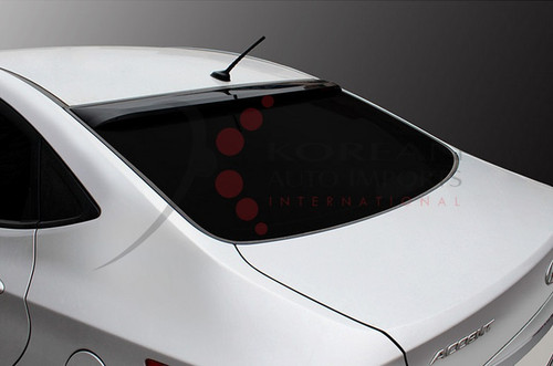2011+ Accent/Solaris Smoke Tinted Rear Window Roof Spoiler Visor 2011+ Accent/Solaris Smoke Tinted Rear Window Roof Spoiler Visor