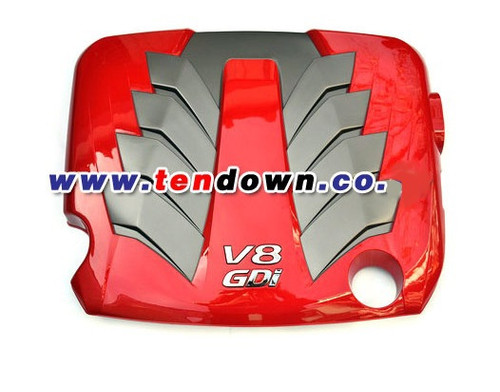 2009-2011 Genesis Sedan Prada Edition Red Engine Cover 2009-2011 Genesis Sedan Prada Edition Red Engine Cover