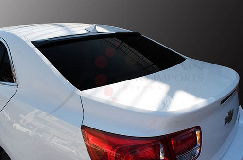 2013+ Chevy Malibu Rear Window Visor Tinted Smoke Spoiler 2013+ Chevy Malibu Rear Window Visor Tinted Smoke Spoiler