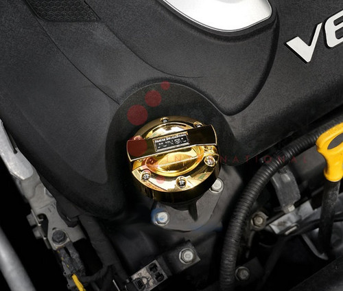 JunBL Universal Chrome Oil Cap Cover