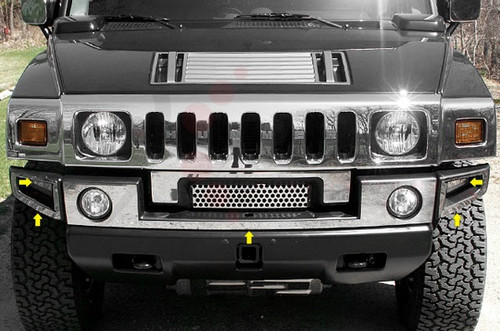2003 - 2011 Hummer H2 Front Bumper Cover