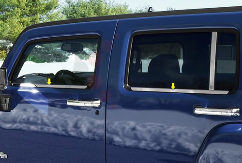 2006 - 2009 Hummer H3 Window Sill Trim 2006 - 2009 Hummer H3 Window Sill Trim