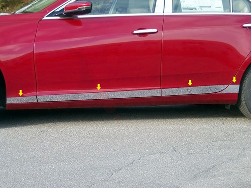 2014 + Cadillac CTS Rocker Panel Trim "L-Type" 2014 + Cadillac CTS Rocker Panel Trim "L-Type"