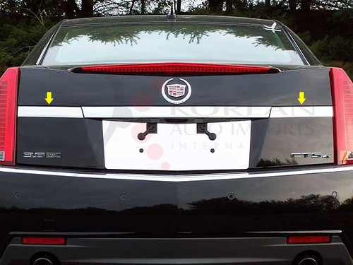 2008 - 2013 Cadillac CTS Chrome License Bar 2008 - 2013 Cadillac CTS Chrome License Bar