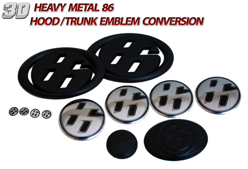 86 Ultimate Emblem Conversion Kit 12pc *MATTE BLACK* Scion FRS 86 Ultimate Emblem Conversion Kit 12pc *MATTE BLACK* Scion FRS
