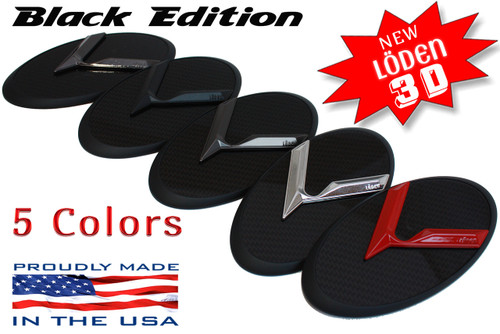 LODEN SOLID METAL 3D "K" Badge Emblem Hood/Grill/Trunk