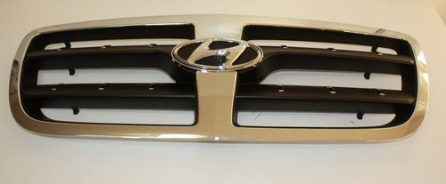 2007-2009 Santa Fe CM OEM Chrome Grill Attachment 2007-2009 Santa Fe CM OEM Chrome Grill Attachment