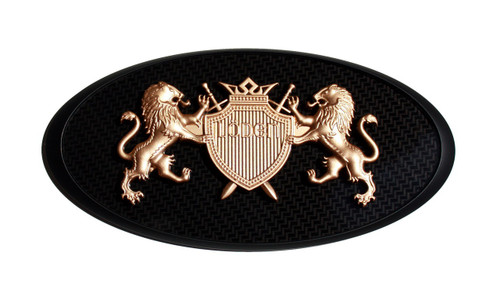 LODEN GOLD "Crown Jewel" Emblem Badge Hood/Grill/Trunk
